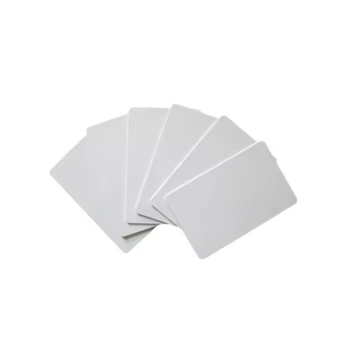 acheter 13.56Mhz 85.5*54mm Imprimable Carte RFID en plastique Blanche en blanc Auto-impression à jet d'encre online manufacture