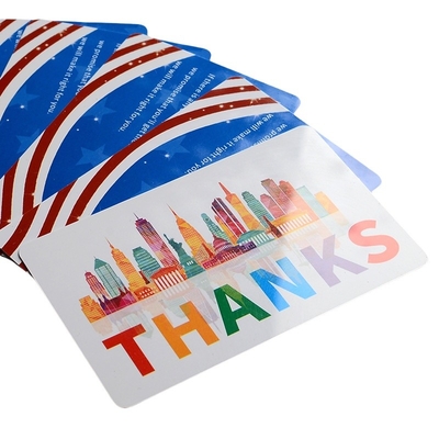 acheter Carte de service après-vente Carte de remerciement 4 couleurs CYMK Impression offset Matte Glossy Frosted Logo personnalisé Carte cadeau online manufacture