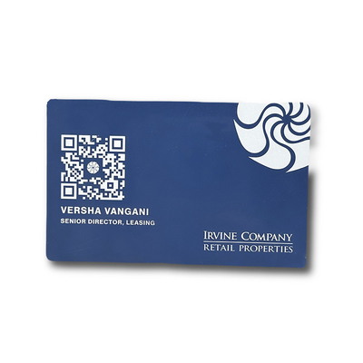 13.56Mhz Carte NFC métallique personnalisée Carte d'invitation NFC professionnelle Rectangulaire