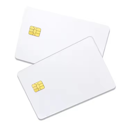 Imprimable par jet d'encre carte à puce IC en blanc carte de crédit en PVC PET personnalisable