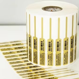 Étiquette de bijoux RFID UHF Étiquette de sécurité RFID Autocollant Étiquettes de prix PVC/PET enduit