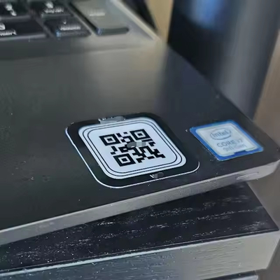 Autocollant NFC personnalisé étanche à l'eau sur ordinateur portable téléphone portable Point de contrôle de l'actif informatique