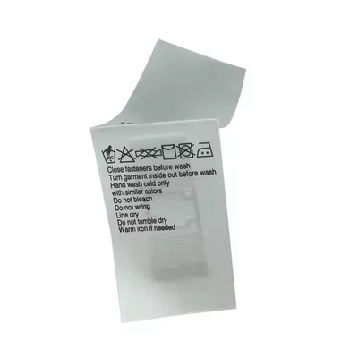 Étiquette personnalisée de vêtements RFID UHF Étiquette de lavage de linge
