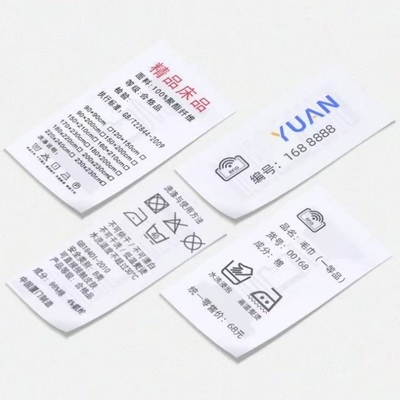 Étiquette RFID pour les soins de lavage UHF U8/U9 Tissu en nylon en puce Étiquette de blanchisserie textile étanche Étiquette RFID pour la gestion des vêtements de vêtements