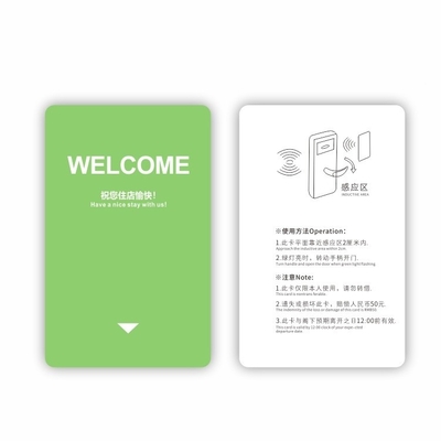 Impression en couleur complète carte-clé magnétique de chambre d'hôtel avec interface RF ISO/IEC 14443-A