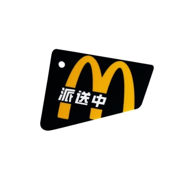 Impression personnalisée de code QR Fréquence 13.56Mhz RIFD Keyfob Carte Nfc Tag Chaîne de clés Nfc Carte Nimi Carte de fitness Carte RIFD Keyfob Carte Nfc Tag Chaîne de clés Nfc Carte Nimi Signe de porte de l'hôtel